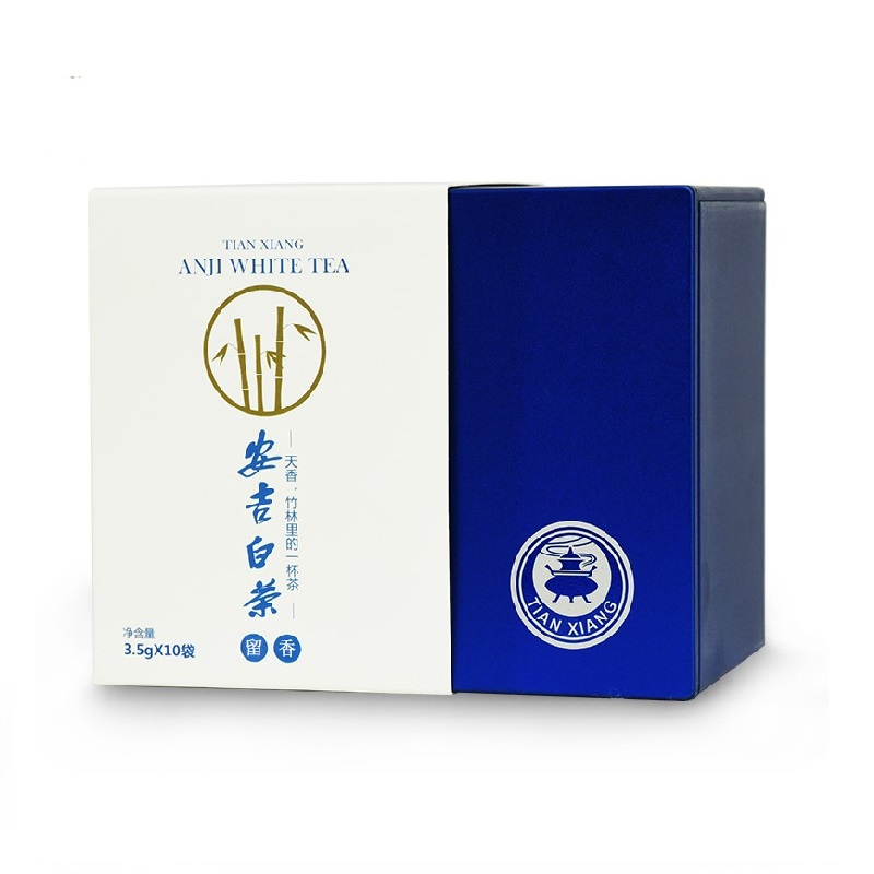 天香 2021年新茶 白茶茶叶 安吉白茶礼盒装 明前特级珍稀绿茶散装正宗35g*2盒